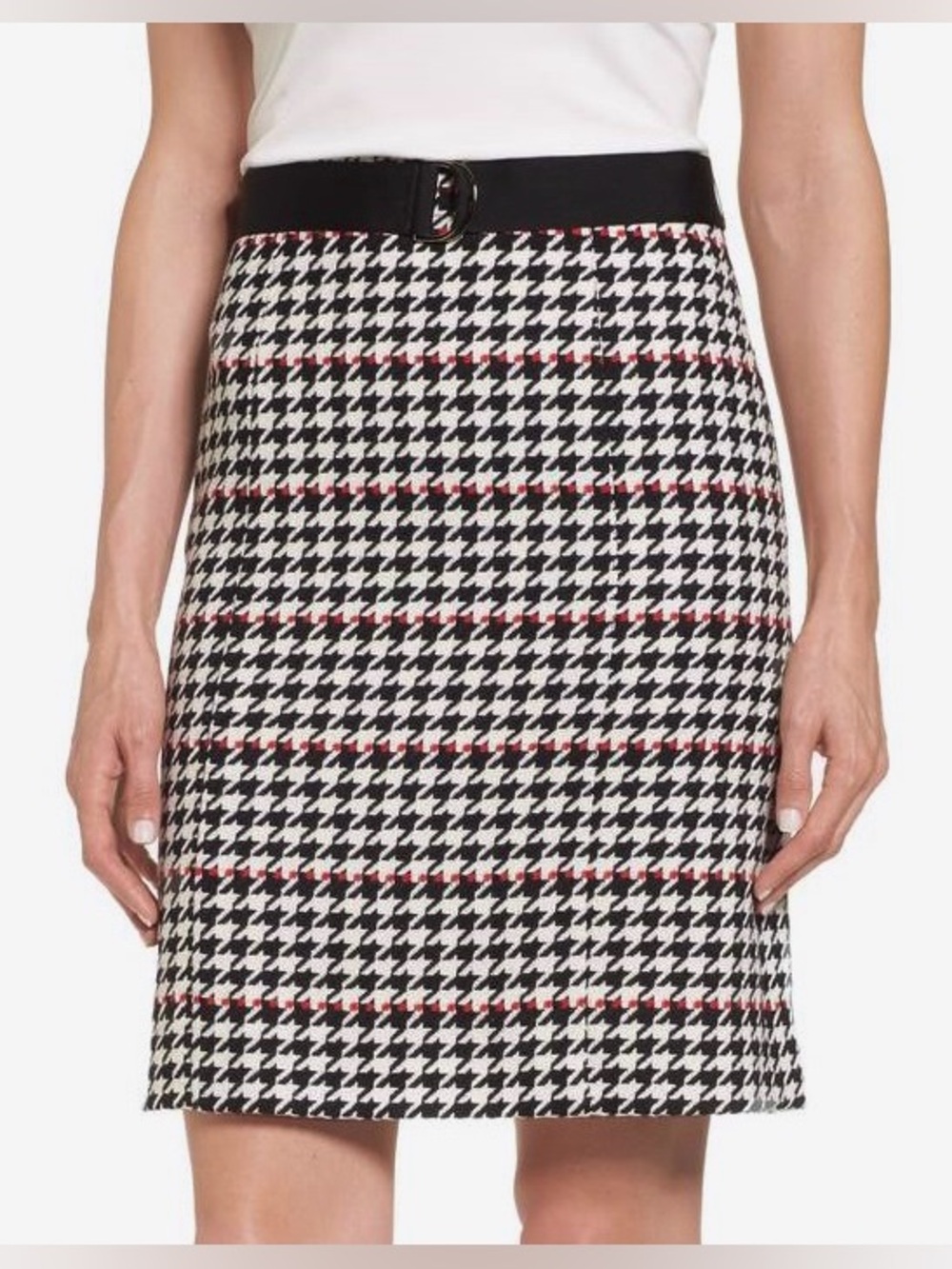 BOSS Hugo Boss Vulnona Belted Pencil Skirt